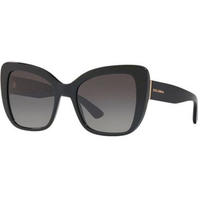 Dolce & Gabbana DG4348 - Black/Grey Gradient Lenses