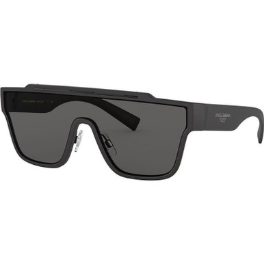 Dolce &amp; Gabbana DG6125, Matte Black/Grey Lenses