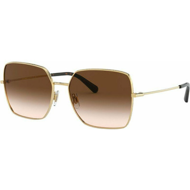 Dolce & Gabbana DG2242 - Gold/Brown Gradient Lenses