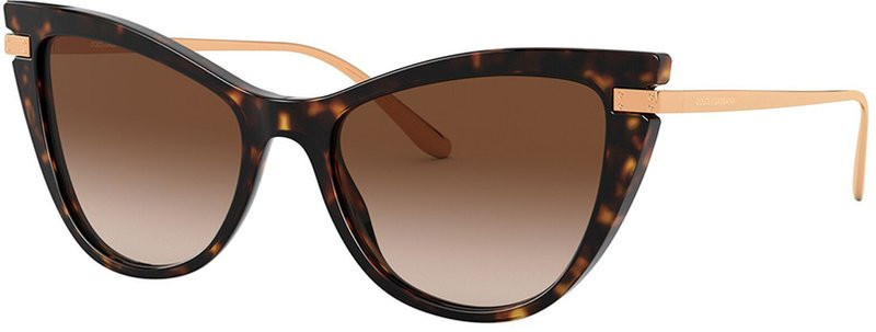 Dolce & Gabbana DG4381 Havana/Brown Gradient Sunglasses display picture 1