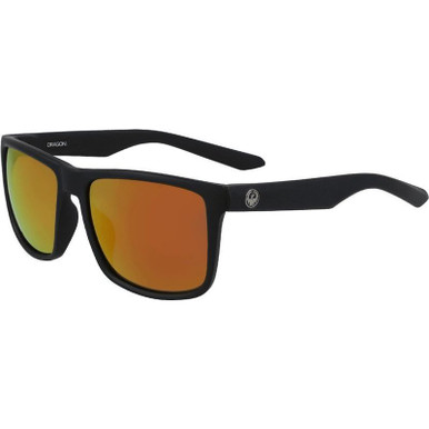 Dragon Eyewear Meridien, Matte Black/Orange Ionised LL Lenses