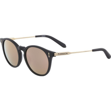 Dragon Eyewear Hype - Matte Black/Rose Gold Ionised LL Lenses