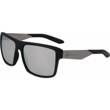 Dragon Eyewear Space - Matte Black/Silver Ionised LL Lenses