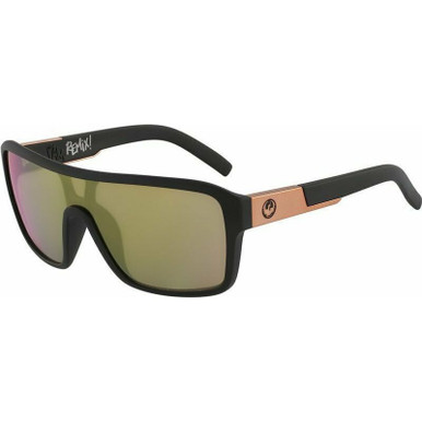 Dragon Eyewear Remix - Matte Black/Rose Gold Ionised LL Lenses