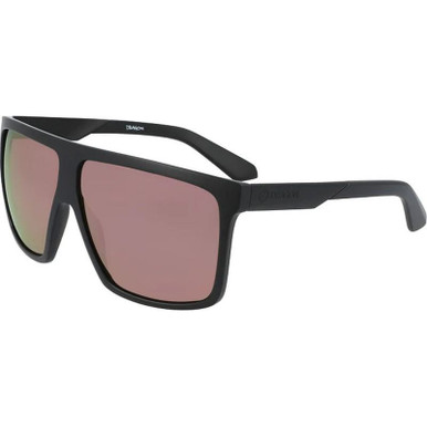 Dragon Eyewear Ultra, Matte Black/Rose Gold Ionised LL Lenses