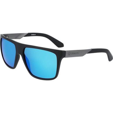 Vinyl - Matte Black/Blue Ionised LL Lenses