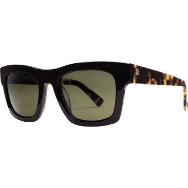 Electric Crasher, Obsidian Tort/Grey Polarised Lenses 49 Eye Size