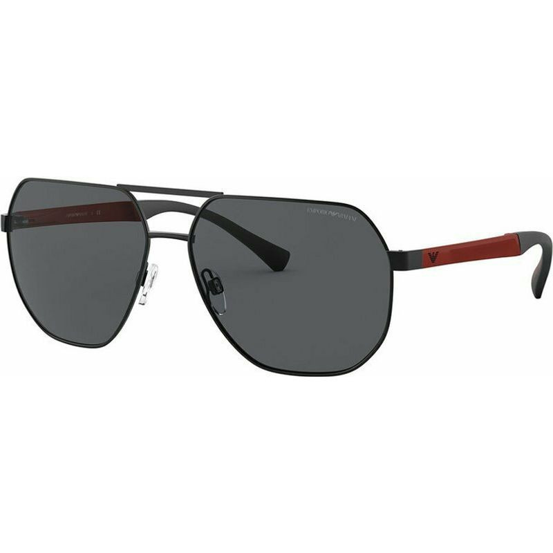 Buy Emporio Armani EA2099D Matte Black Red/Grey | Afterpay