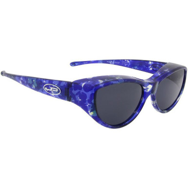 Fitovers Cat Eye, Blue Crush/Grey Polarised Lenses