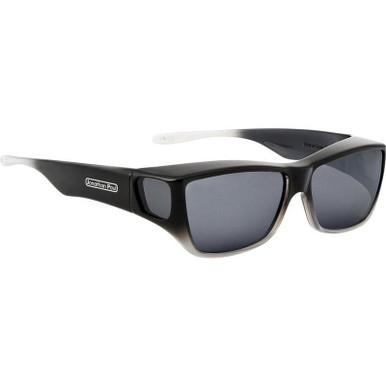 Fitovers Traveller - Black Grey Ombre/Grey Polarised Lenses