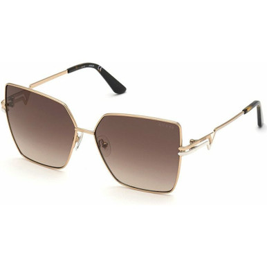 Guess 7733 - Rose Gold/Brown Gradient Lenses