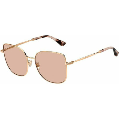 Jimmy Choo Fanny - Gold and Copper/Gold Mirror Lenses