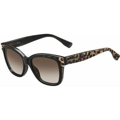 Jimmy Choo Bebi - Animal Black/Brown Gradient Lenses