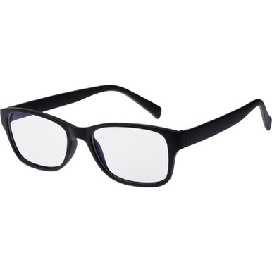 JS Eyewear 4104 Blue Light, Black/Clear Blue Light Lenses