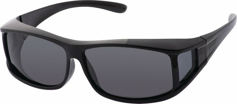 JS Eyewear 6061 Black/Smoke Polarised Lenses