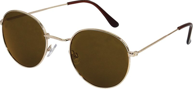 JS Eyewear 3871 Gold/Brown Flash Mirror Lenses