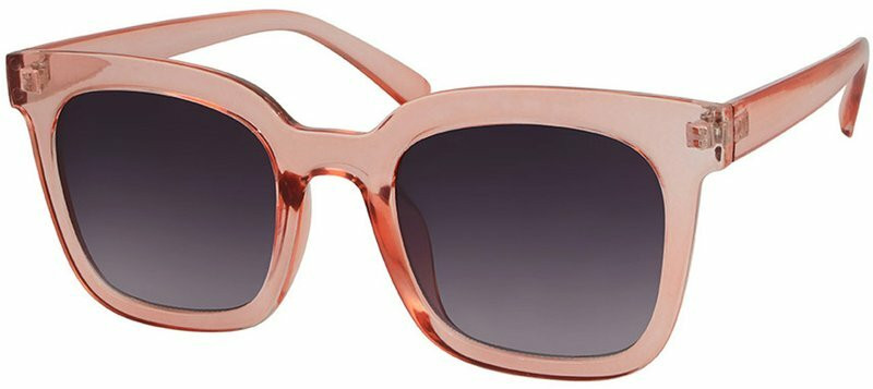 JS Eyewear 7644 Crystal Rose/Smoke Gradient Lenses