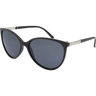 JS Eyewear 5770 - Shiny Black/Smoke Lenses