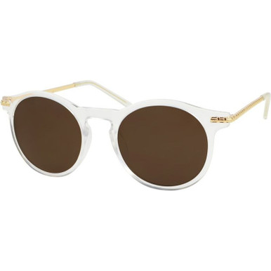 JS Eyewear 7384, Clear/Brown Lenses