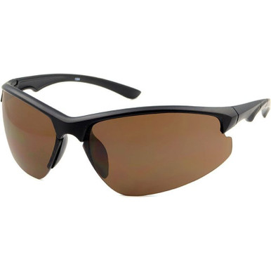 JS Eyewear 9920, Black/Brown Lenses