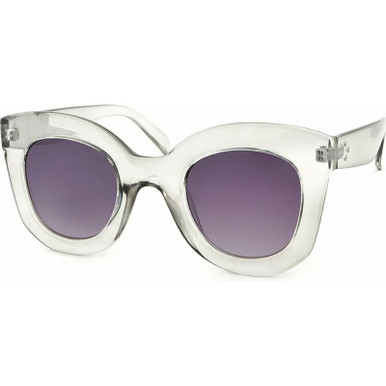 7606 - Light Grey/Purple Gradient Lenses