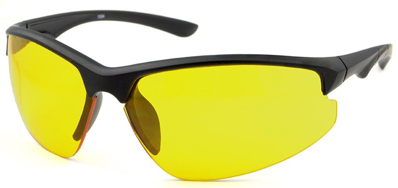 JS Eyewear 9920 Black/Yellow Lenses