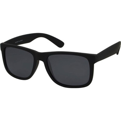 JS Eyewear 6258 - Black/Grey Polarised Lenses