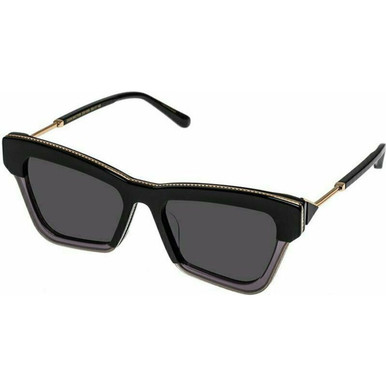Karen Walker Dark Matter - Black/Smoke Lenses