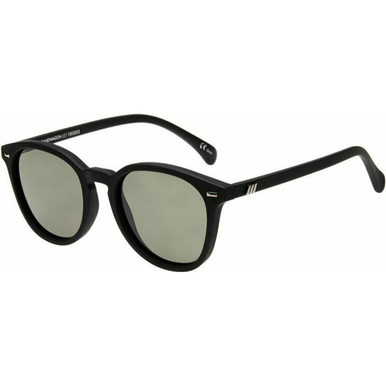 Le Specs Bandwagon - Matte Black Rubber/Grey Lenses