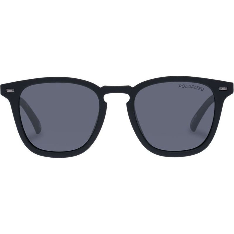 Buy Le Specs No Biggie Black Rubber/Smoke Polarised | Zip