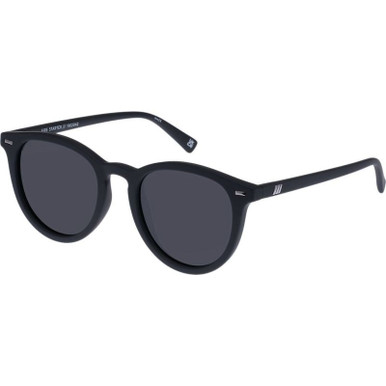 Le Specs Fire Starter, Black Rubber/Smoke Polarised Lenses