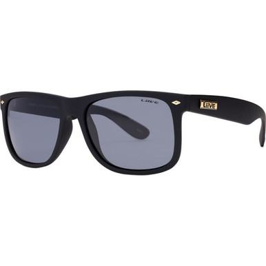 Liive El Capitan - Matte Black/Grey Polarised Lenses