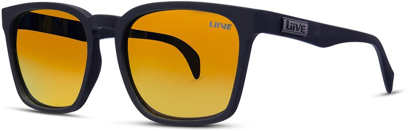 Liive Alik Matte Black/Orange Mirror 