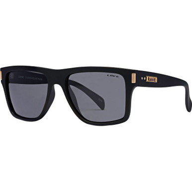 Liive Casino - Matte Black/Grey Polarised Lenses