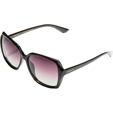 Kara - Crystal Black/Grey Gradient Polarised Lenses