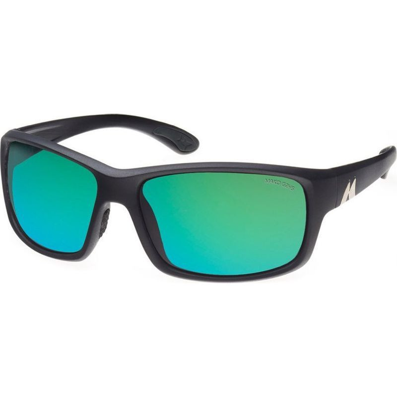 Mako Edge Matte Black/Glass HD Rose Green | Polarised | Zip