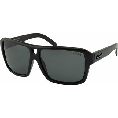 Mangrove Jacks Crosstown - Black/Smoke Polarised Lenses
