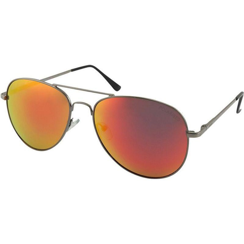 red mirrored aviators