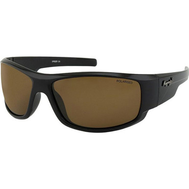 Mangrove Jacks Spider - Black/Brown Polarised Lenses
