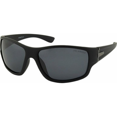 Mangrove Jacks Vendetta, Matte Black/Smoke Polarised Lenses