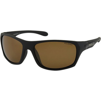 Mangrove Jacks Crusader, Matte Black/Brown Polarised Lenses