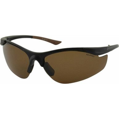 Blade - Matte Black/Brown Polarised Lenses