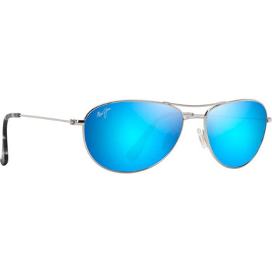 Maui Jim Baby Beach Sunglasses Silver/Blue Hawaii Polarised display picture 2