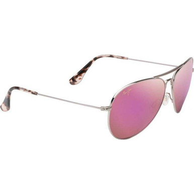 Maui Jim Mavericks - Rose Gold/Maui Sunrise Polarised Lenses
