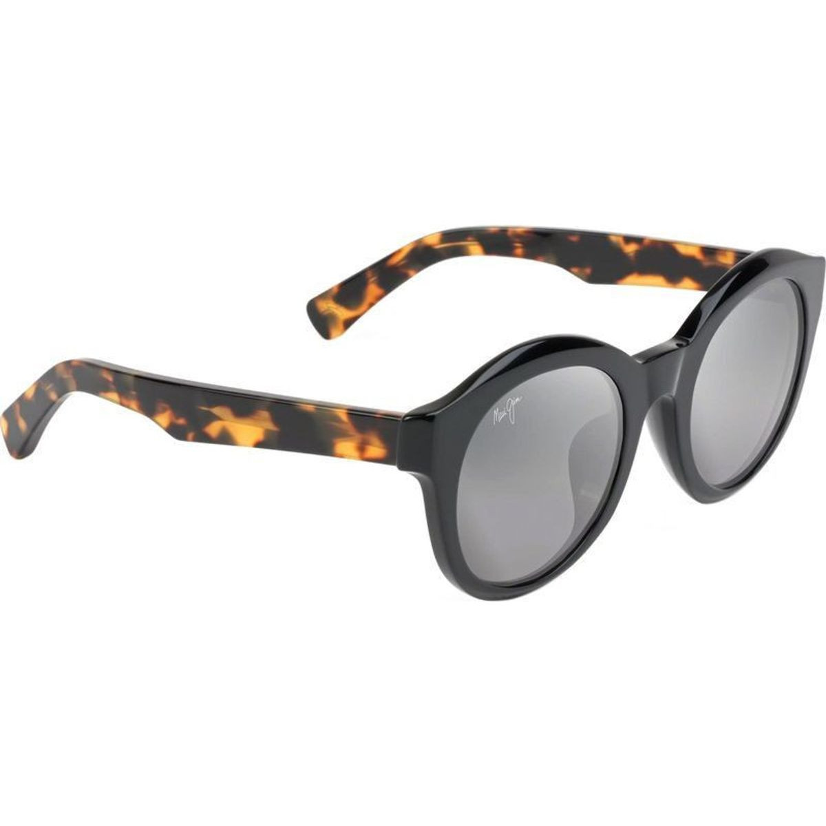 Maui Jim Jasmine Sunglasses Black Tort/Grey Glass Polarised