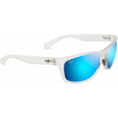 Tumbleland - Matte Crystal/Blue Hawaii Polarised Lenses