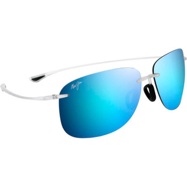 Maui Jim Hikina - Matte Crystal/Blue Hawaii Polarised Lenses