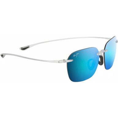 Maui Jim Komohana - Matte Crystal/Blue Hawaii Polarised Lenses