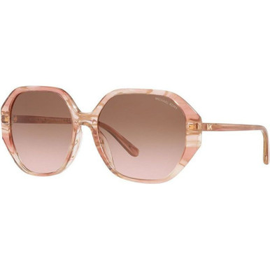 Michael Kors Pasadena MK2138U - Rose Transparent /Brown Pink Gradient Lenses