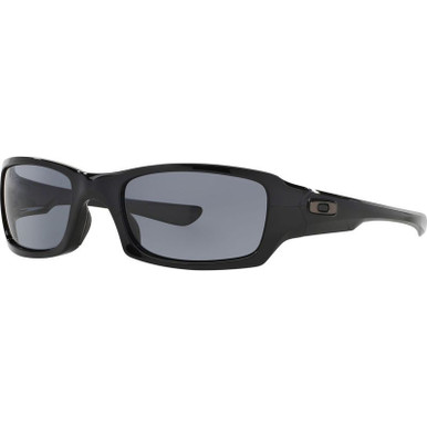 Oakley Fives Squared - Polished Black/Grey Lenses